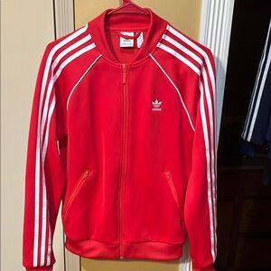 Adidas Originals WMNS Red/White Track Jacket Size S